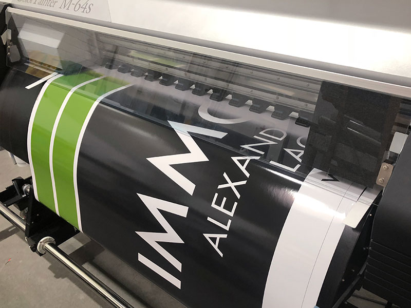 Ausdruck Digitaldruck Großformatdrucker bei HplusB Design